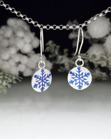 Cercei - Cercei emailati ''Frosted''