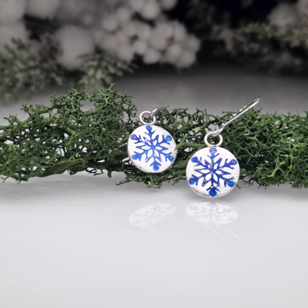 Cercei emailati ''Frosted'' [1]