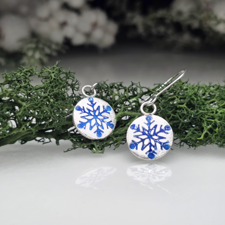 Cercei - Cercei emailati ''Frosted''