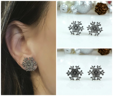 Cercei ''Tiny Snowflakes' [3]