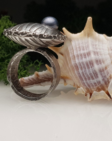 Inele - Inel cu perla de cultura ''Shell''