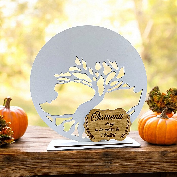 Blank pentru licheni stabilizati cu suport, personalizat pentru prieteni, nasi, fini, personalizabil, Produs în România de Rustic Wood Decor, model 2 [1]