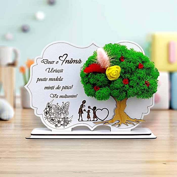 Cadou personalizat, Tablou cu mesaj standard pentru Profesor/Profesoara [1]