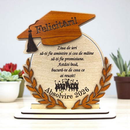 Noutăți - Cadou personalizat de absolvire pentru Absolventi "Ziua de ieri..."