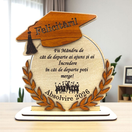 Noutăți - Cadou personalizat de absolvire pentru Absolventi "Fii mandru..."