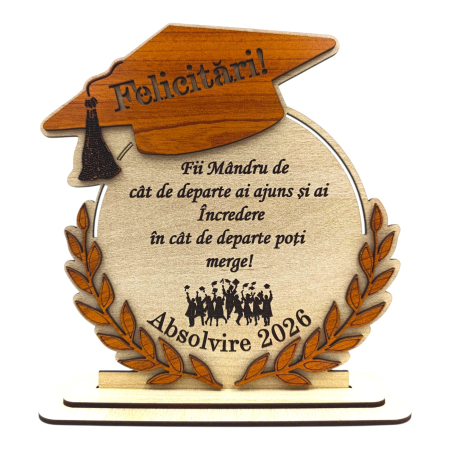 Cadou personalizat de absolvire pentru Absolventi "Fii mandru..." [1]