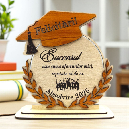 Noutăți - Cadou personalizat de absolvire pentru Absolventi "Succesul este suma..."