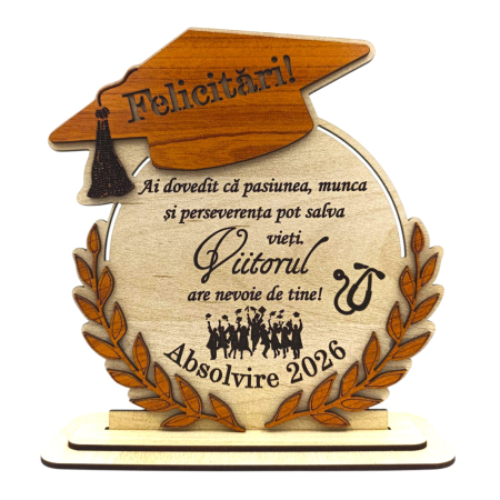 Cadou personalizat de absolvire pentru Absolventi "Ai dovedit ca..." [1]