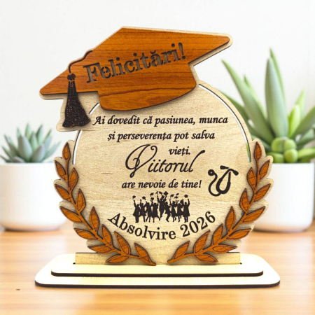 Noutăți - Cadou personalizat de absolvire pentru Absolventi "Ai dovedit ca..."