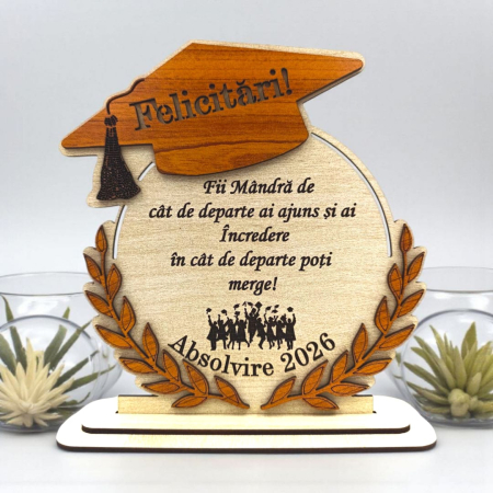Noutăți - Cadou personalizat de absolvire pentru Absolventi "Fii mandra..."