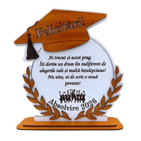 Cadou personalizat de absolvire pentru Absolventi "Ai trecut acest...", alb [1]