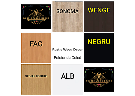 Ceas de perete, cadou personalizat cu mesaj pentru Familie/Prieteni/Parinti, 30-40 cm, - Cires [1]