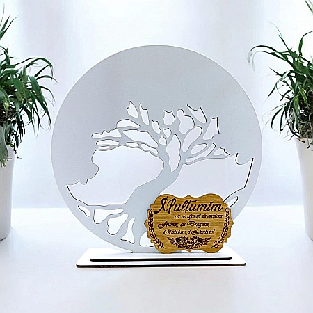 Blankuri - Blank pentru licheni stabilizati cu suport, personalizat pentru educatoare, învatatoare, personalizabil, Produs în România de Rustic Wood Decor, model 2