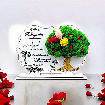 Cadouri Mama - Cadou personalizat, Tablou cu mesaj standard pentru Sotie/Mama/Prietena