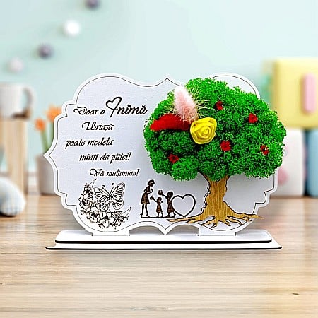 Cadouri Profesoara - Cadou personalizat, Tablou cu mesaj standard pentru Profesor/Profesoara