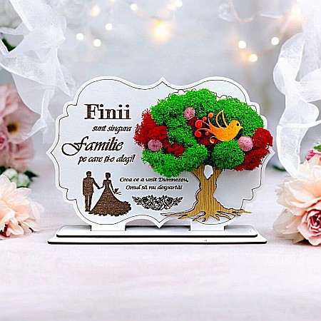 Cadouri Fini - Cadou personalizat, Tablou cu mesaj standard pentru Fin/Fina/Fini