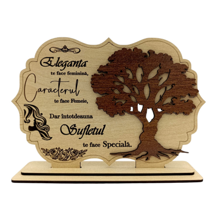 Cadouri Sotie - Tablou din Lemn Personalizat – Cadou pentru Sotie