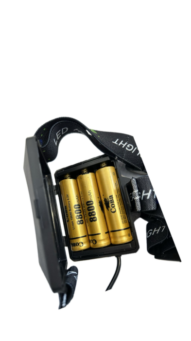 Lanternă de Cap CB-8118-3-2 – LED Puternic, Reglabilă, Ideală pentru Camping, Pescuit și Lucrări de Noapte [3]