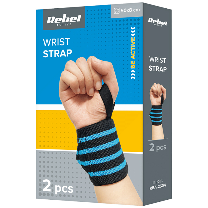 2 BENZI STRANGERE INCHEIETURA WRIST WRAP REBEL ACTIVE [7]