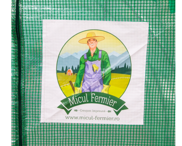 Solar/Sera Micul Fermier 8x4x2.5m , polietilena, densitate 140g/mp UV4 [4]