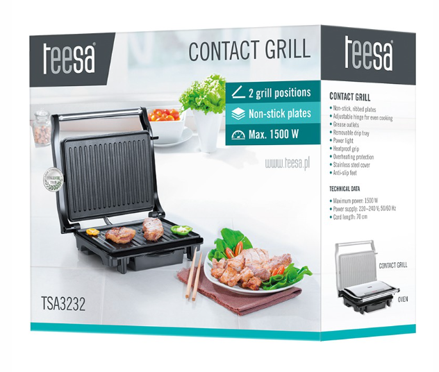 GRILL ELECTRIC 1500W PANINI TEESA [4]