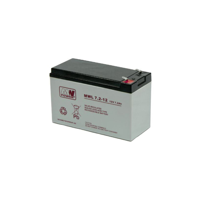 ACUMULATOR STATIONAR AGM VRLA 12V 7.2AH MWL [2]