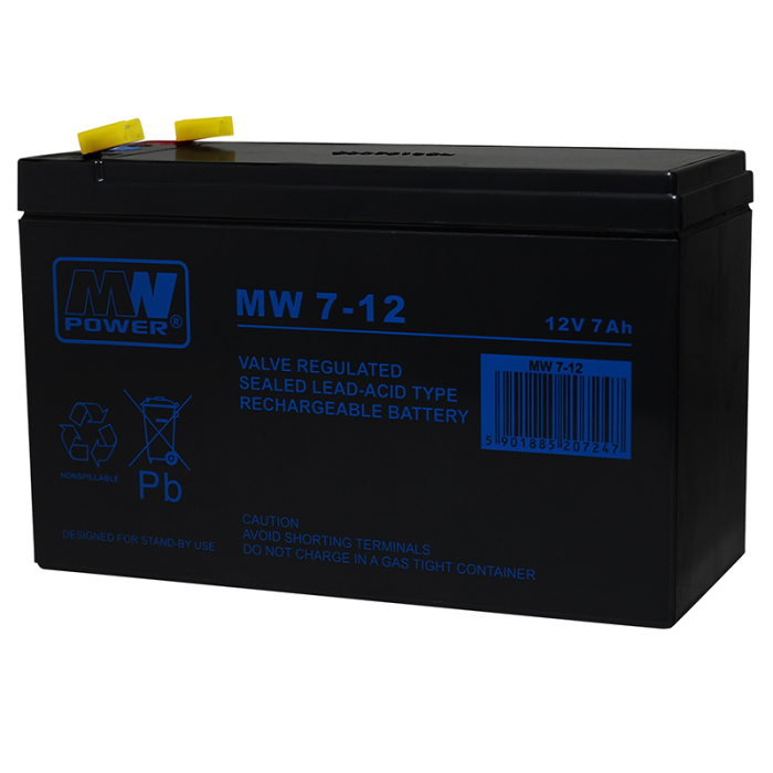 ACUMULATOR STATIONAR AGM VRLA 12V 7AH MW [2]