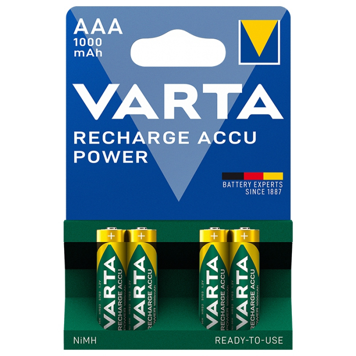 ACUMULATORI AAA 1000MAH BLISTER 4 BUC VARTA [2]