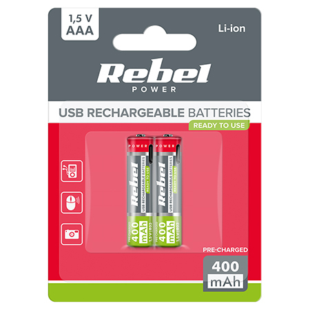 ACUMULATORI LI-ION AAA R3 400MAH USB-C BLISTER 2 REBEL [1]