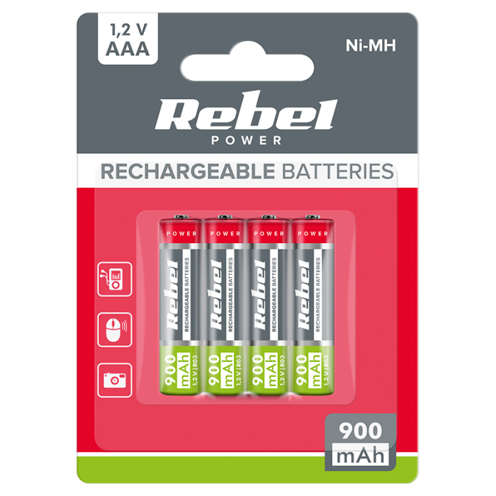 ACUMULATORI NI-MH AAA R3 900MAH BLISTER 4 BUC REBEL [2]