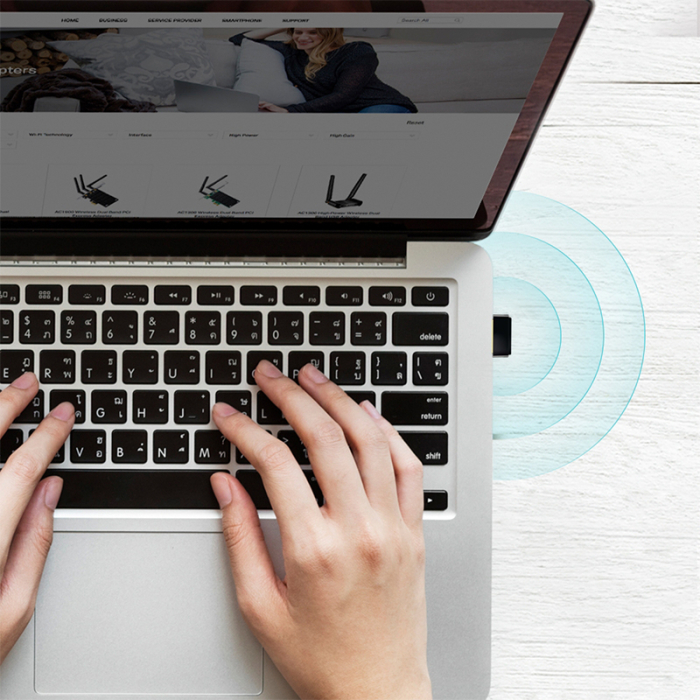 ADAPTOR WIRELESS AC600 DUALBAND ARCHER T2U NANO TP-LINK [6]