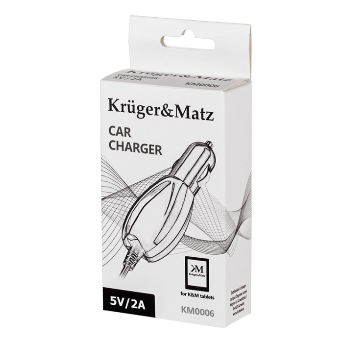 ALIMENTATOR AUTO TABLETA 5V 2A KRUGER&MATZ [3]
