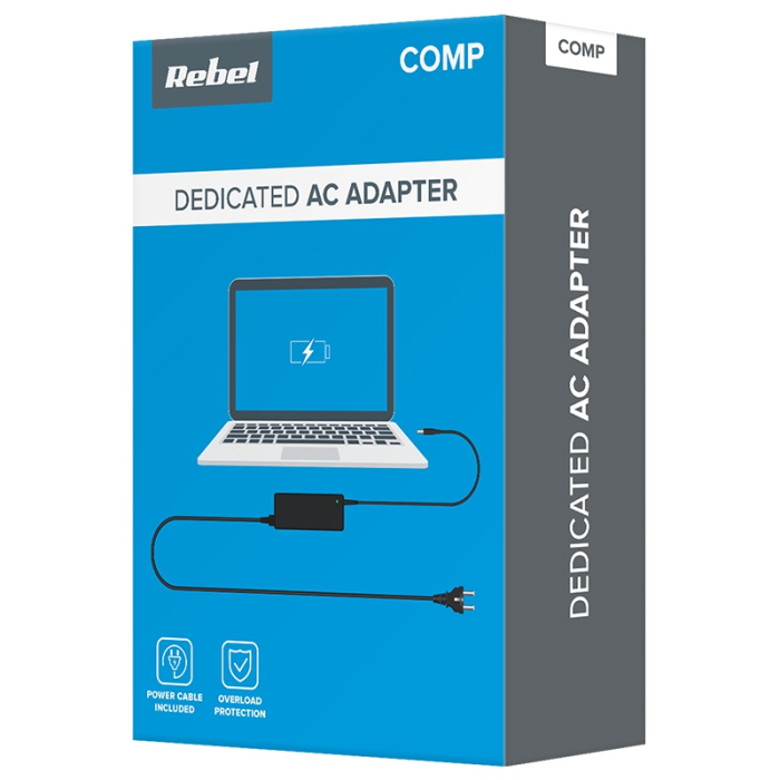 ALIMENTATOR  REBEL LAPTOP HP 90W 19.0V 4.74A 7.4*5.0 [5]
