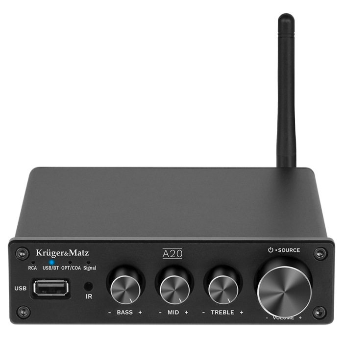 AMPLIFICATOR AUDIO STEREO 2X100W A20 KRUGER&MATZ [4]