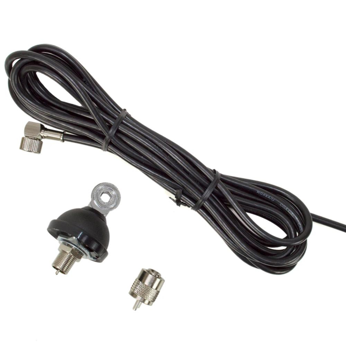 ANTENA CB PNI S75 CU FLUTURE, CU MONTURA, CABLU SI MUFA PL [8]