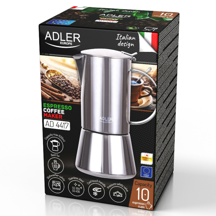 APARAT DE FACUT CAFEA ESPRESSO 620ML ADLER [8]