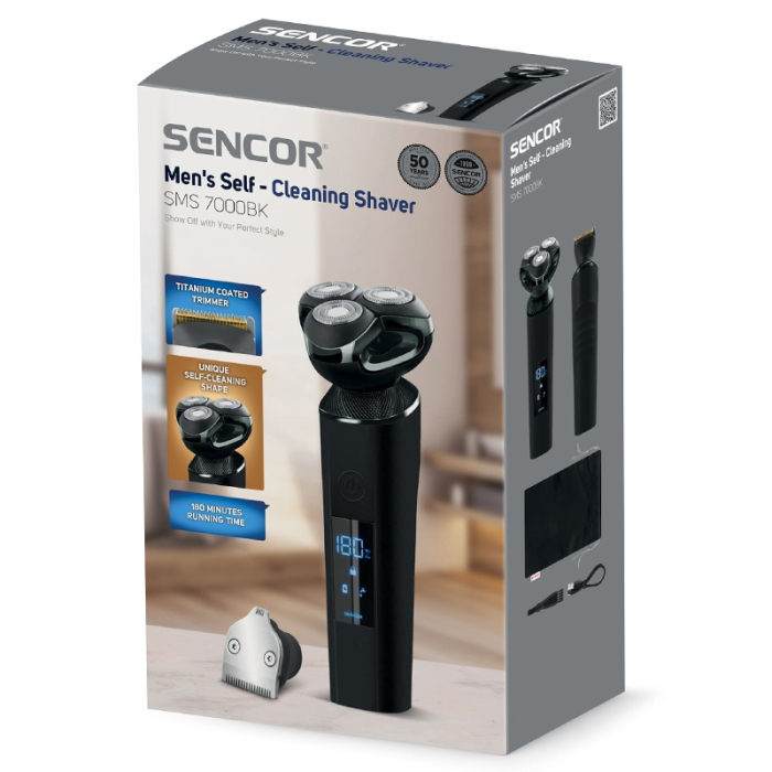 APARAT DE RAS ROTATIV NEGRU SENCOR [9]