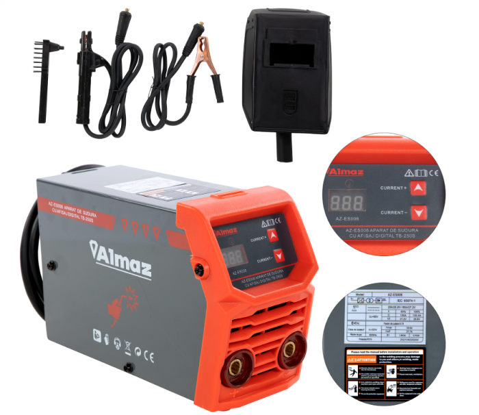 Aparat sudură digital Almaz TB-250S AZ-ES006 [2]