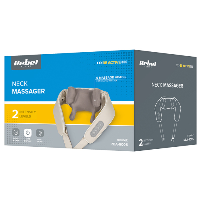 APARAT MASAJ SHIATSU ZONA CERVICALA CU INCALZIRE REBEL [11]