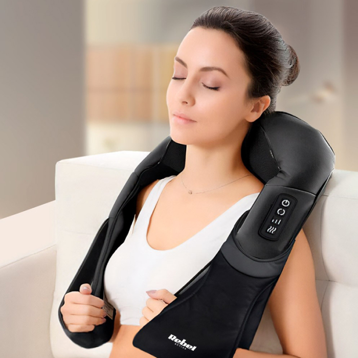 APARAT MASAJ SHIATSU ZONA CERVICALA CU INCALZIRE REBEL [5]