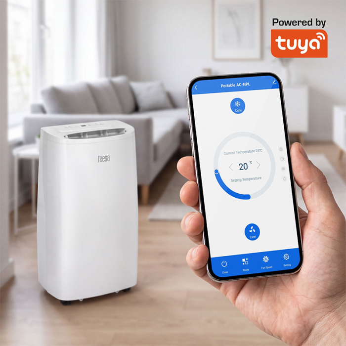 APARAT MOBIL AER CONDITIONAT 14000BTU WI-FI TUYA [4]