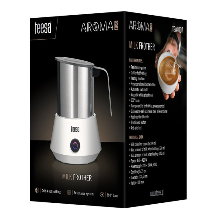 APARAT SPUMARE LAPTE MILK FROTHER AROMA F50 TEESA [6]