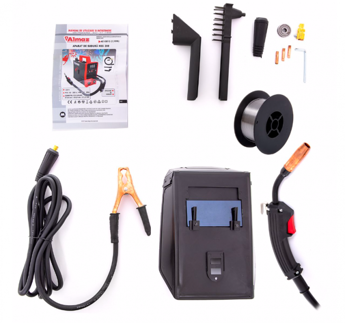 Aparat sudura Almaz, MMA+MIG+MAG+LiftTig, intensitate maxima 200A, afisaj digital  AZ-ES013 [3]