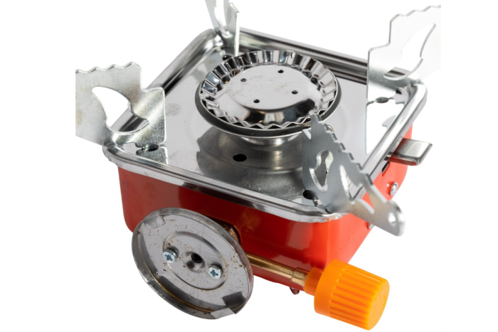 Aragaz camping Micul Fermier, putere termica 2.8 kW, aprindere piezo-electrica, compatibil rezerva gaz spray, 95*95mm [8]