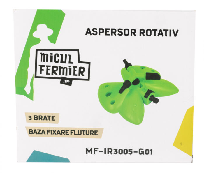 Aspersor rotativ 3 brațe Micul Fermier MF-IR3005-G01 [2]