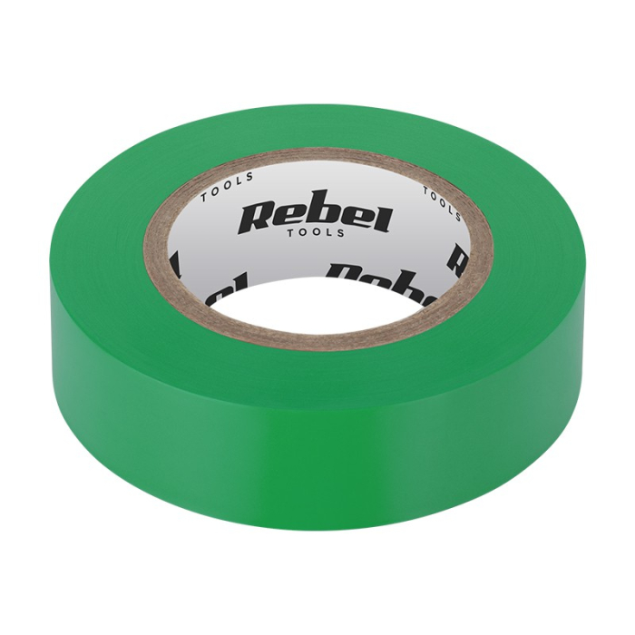 BANDA IZOLATOARE 0.13X19X10YD VERDE REBEL [2]