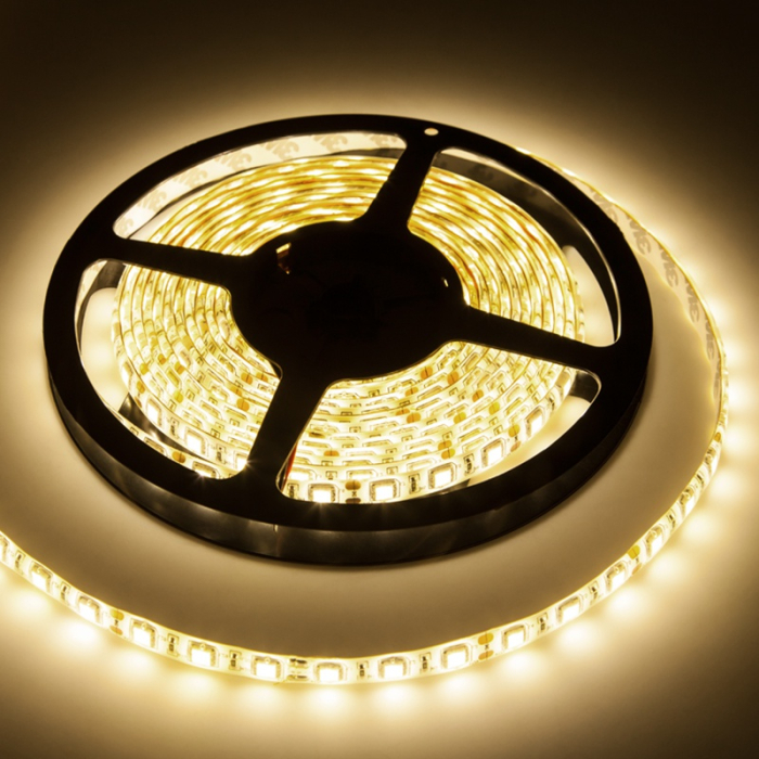 BANDA LED 5M 300X5050 IP65 ALB CALD REBEL [2]