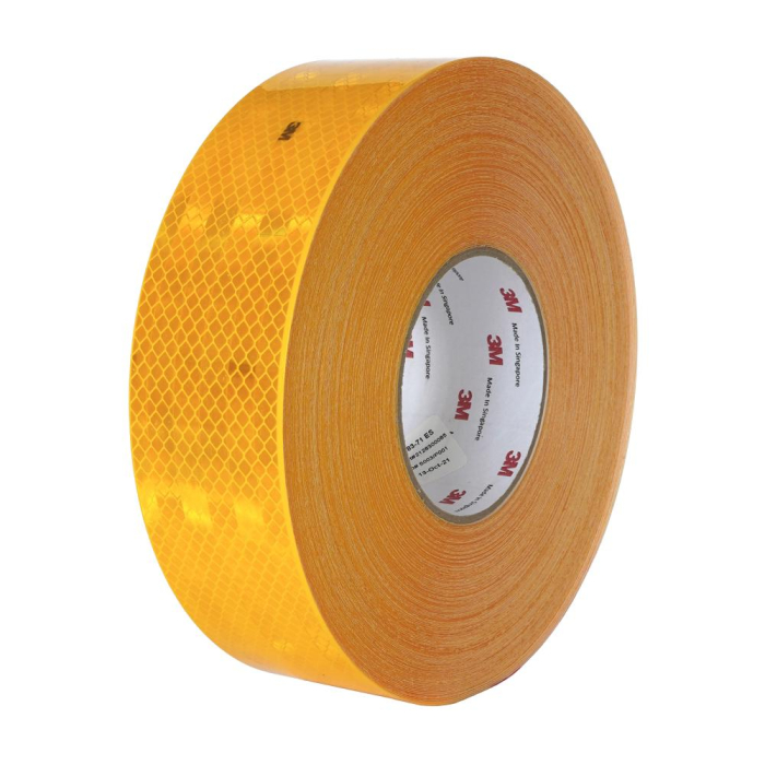 BANDA REFLECTORIZANTA 3M 983-71 GALBEN 53.5MMX50M ECE 104 [2]