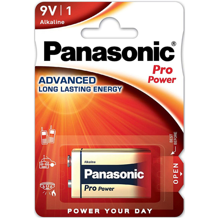 BATERIE 9V BLISTER 1 PRO POWER PANASONIC [2]