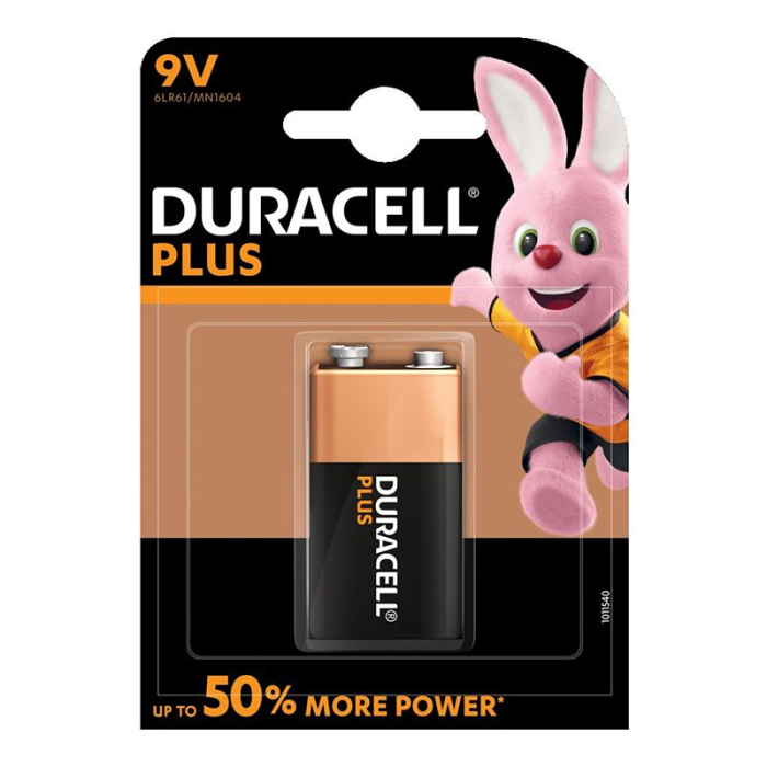 BATERIE ALCALINA 9V 6LR61 DURACELL [2]